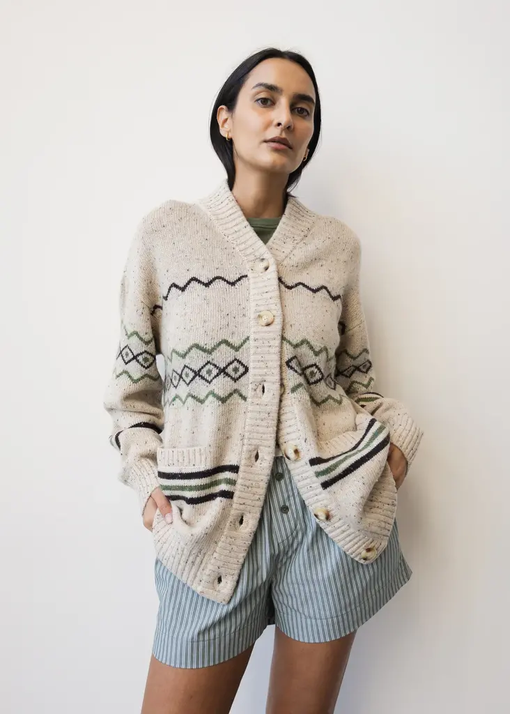 Paper Label Adrien Cardigan