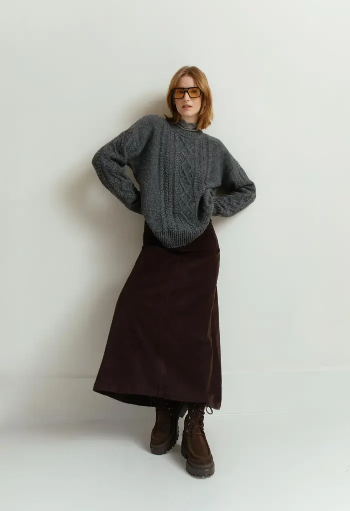 Paper Label Rayna Cable Sweater