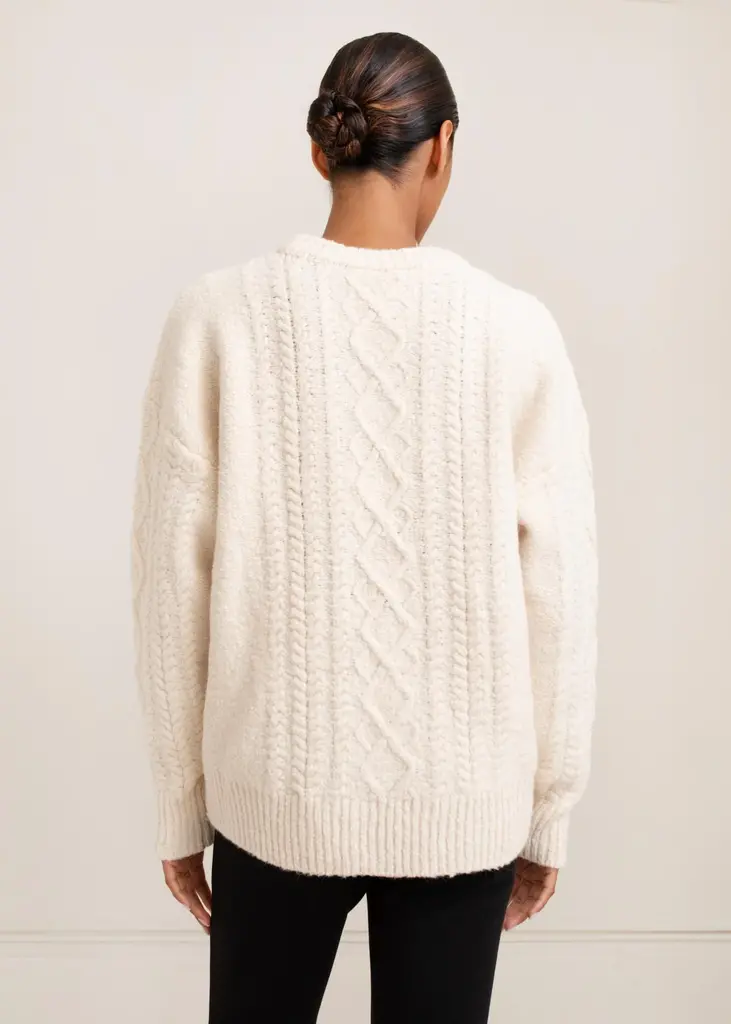 Paper Label Rayna Cable Sweater
