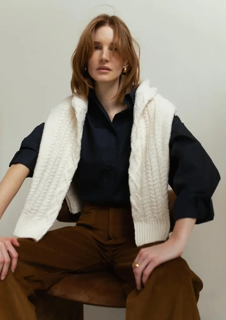 Paper Label Classic Oversized Shirt