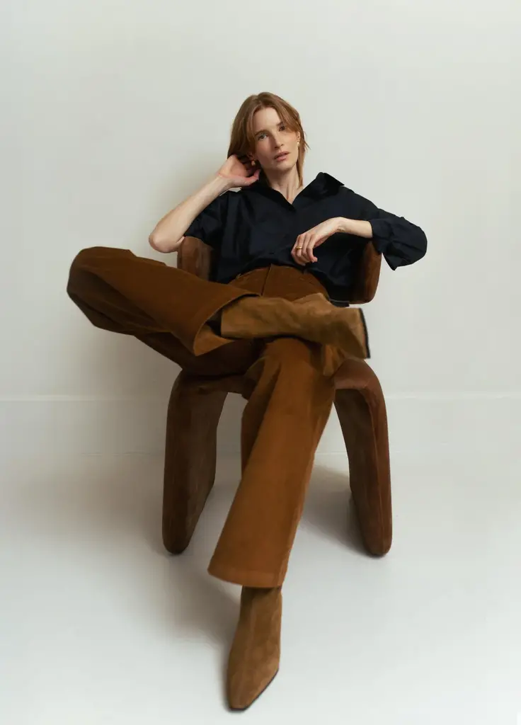 Paper Label Classic Oversized Shirt