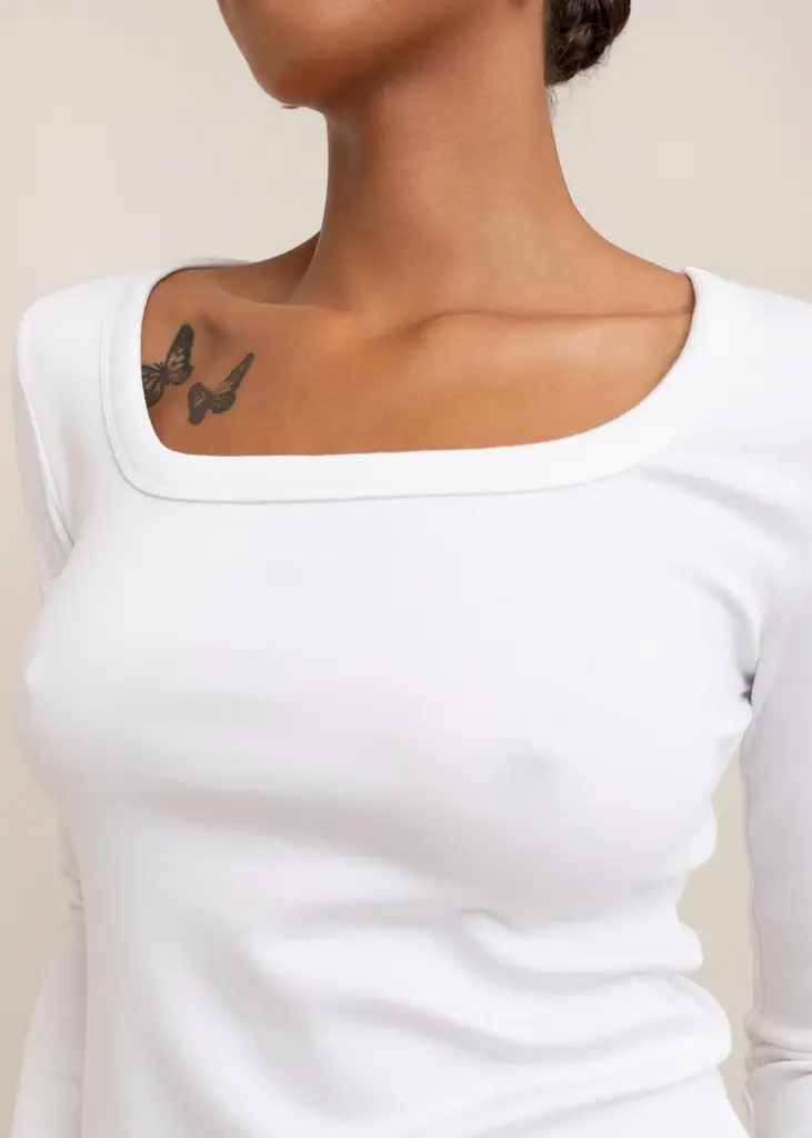Paper Label Toni Square Neck
