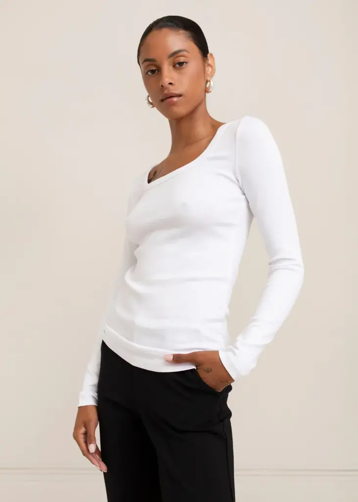 Paper Label Toni Square Neck