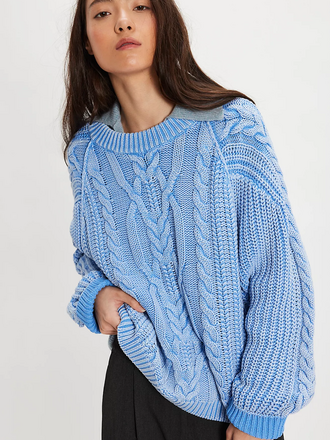 Free People Frankie Cable Sweater