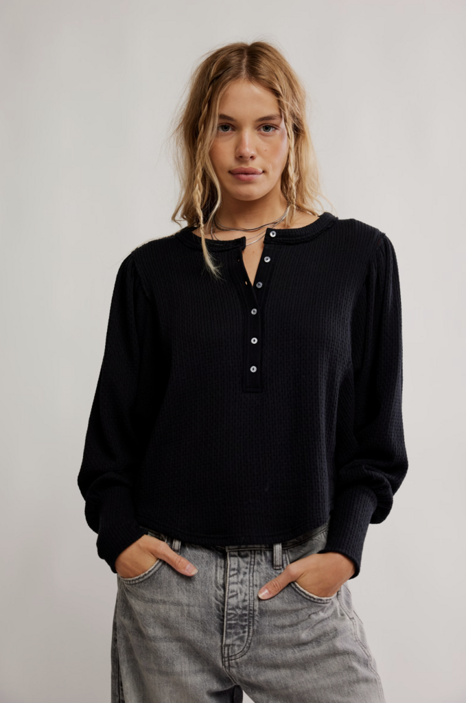 Free People Quinn Knit Top