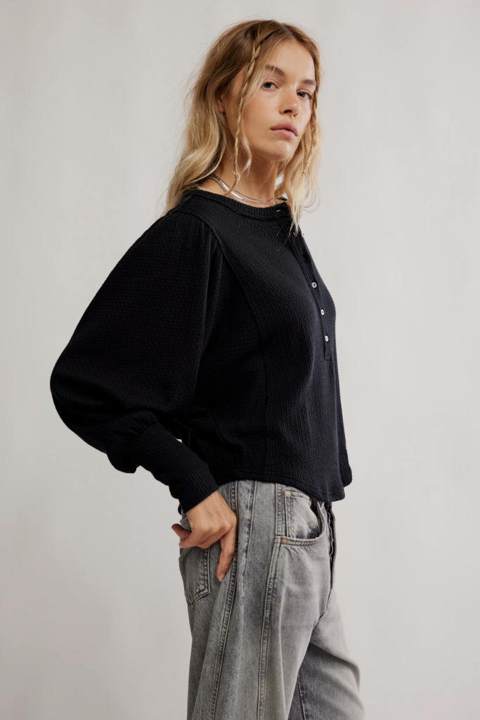 Free People Quinn Knit Top