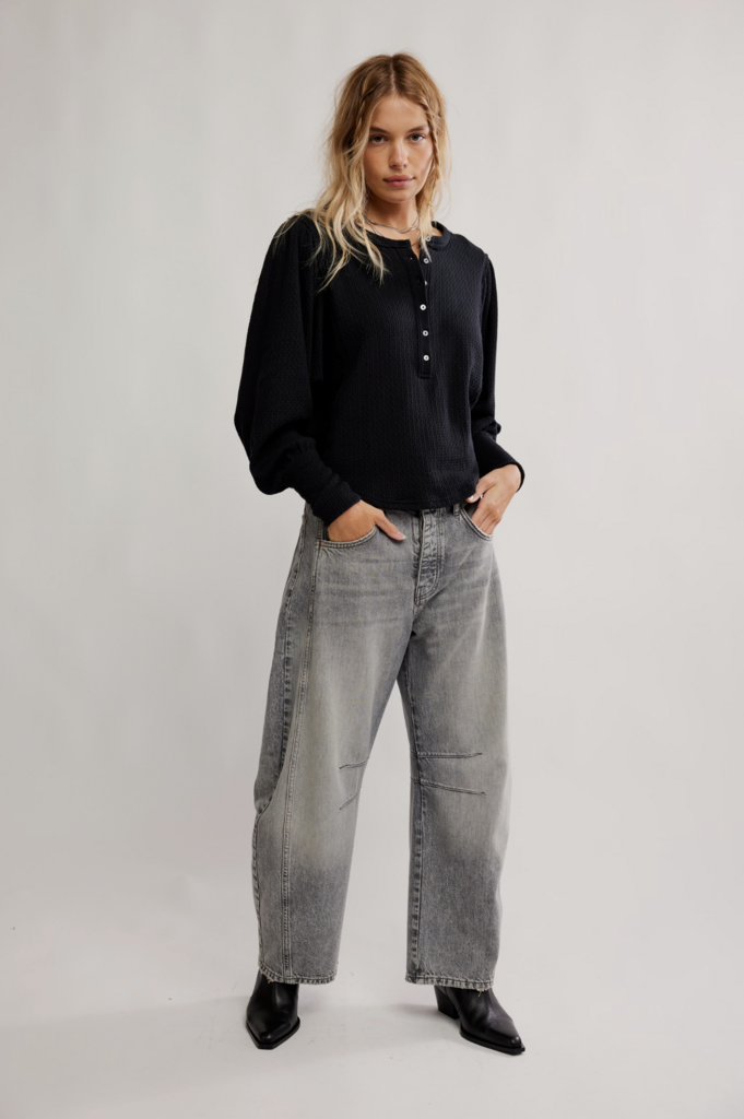 Free People Quinn Knit Top