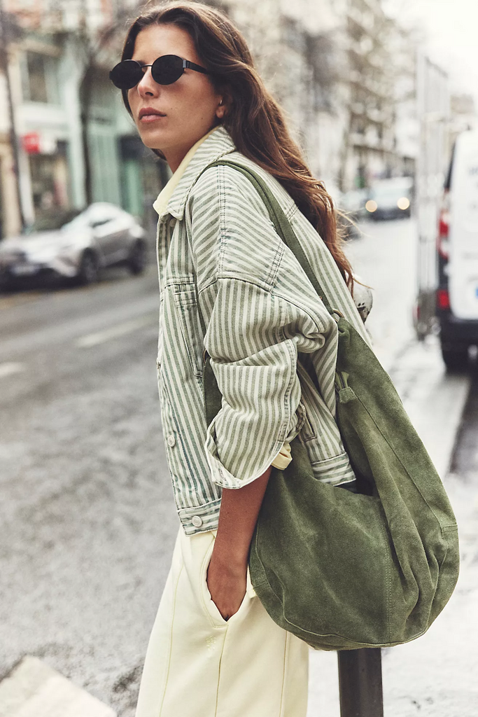 Free People Roma Suede Tote