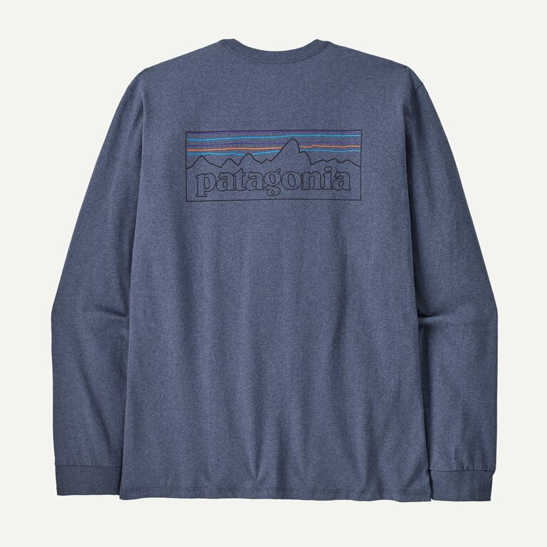 Patagonia Long-Sleeved P-6 Logo Responsibili-Tee