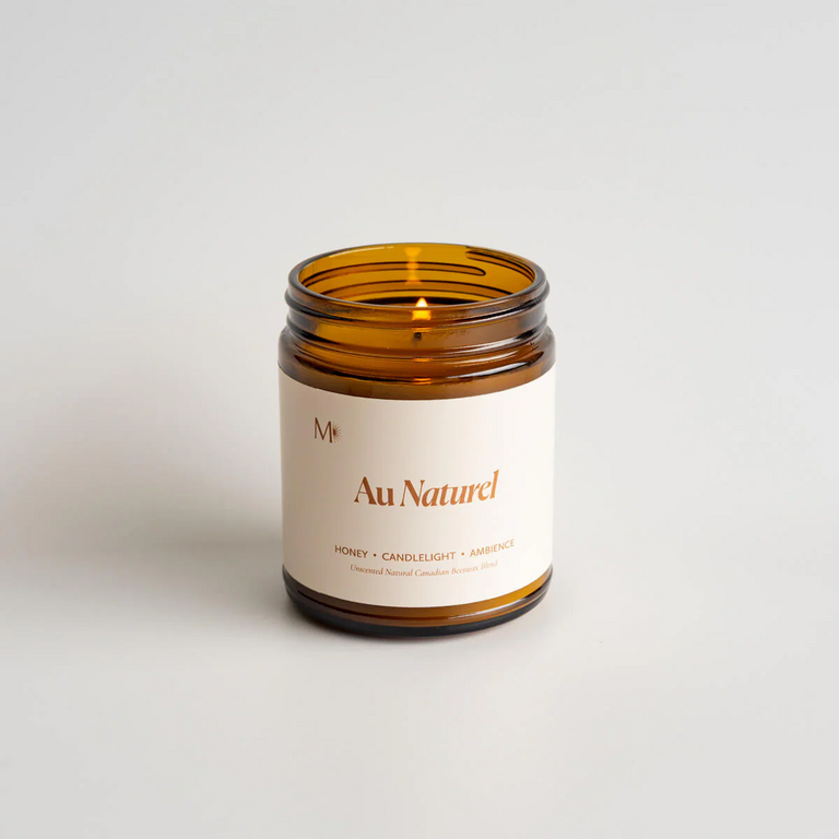 Misiyo Misiyo Unscented Beeswax Candle