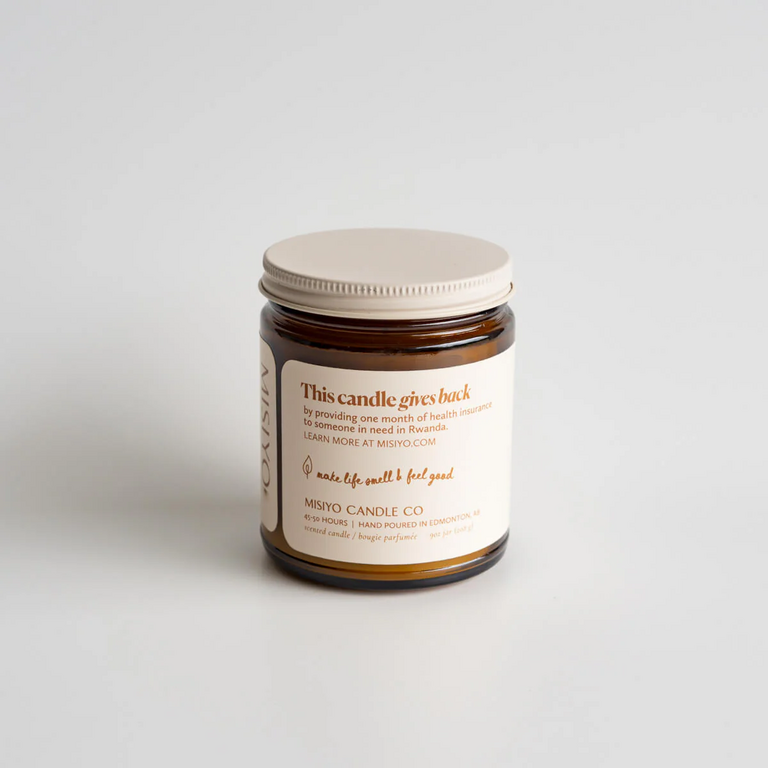 Misiyo Misiyo Unscented Beeswax Candle
