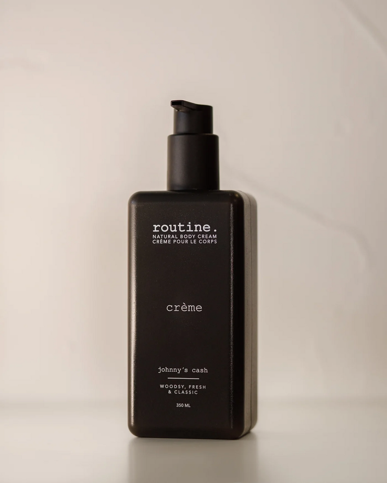 routine. Johnny's Cash 350ml Natural Body Cream