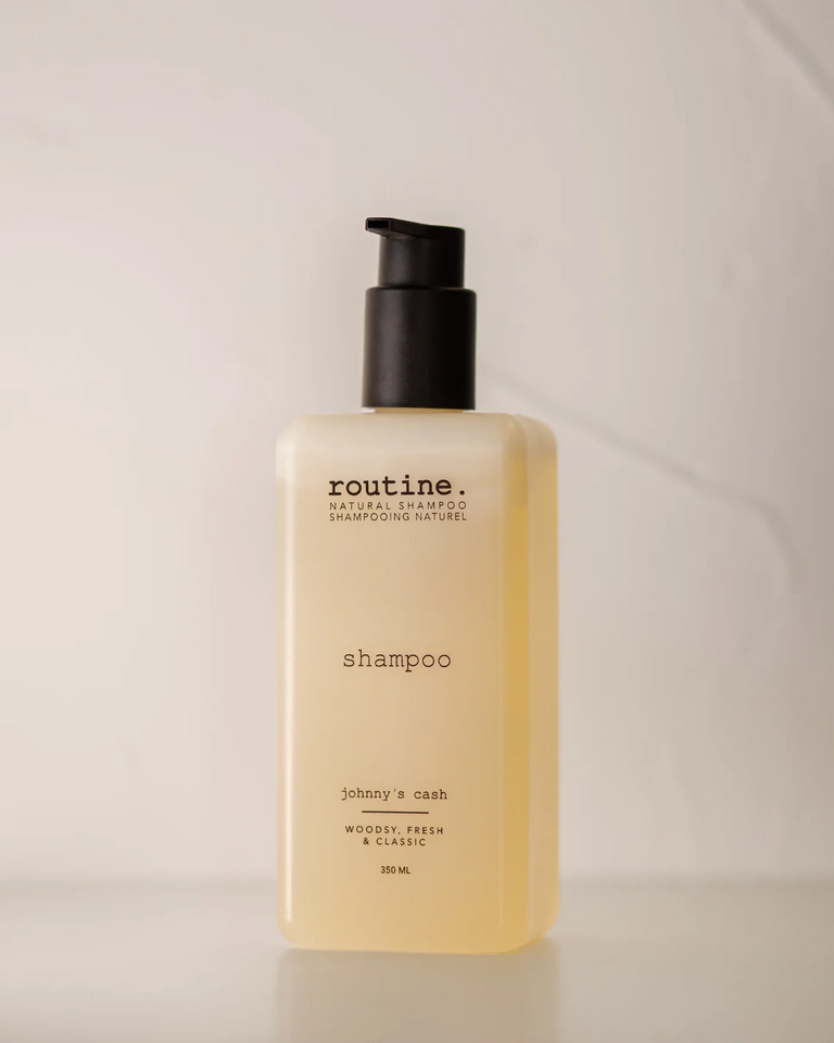 routine. Johnny's Cash Energizing  Shampoo 350ML