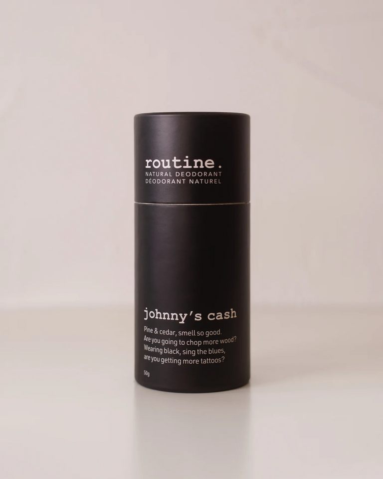 routine. Johnny's Cash - 50g Deodorant Stick