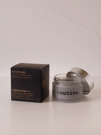 routine. Superstar - Natural Deodorant 58g