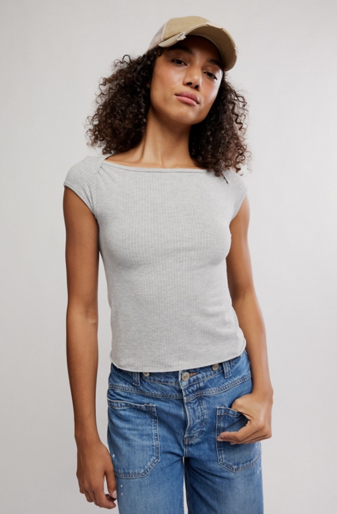 Free People So Soft Seamless Modal Tee