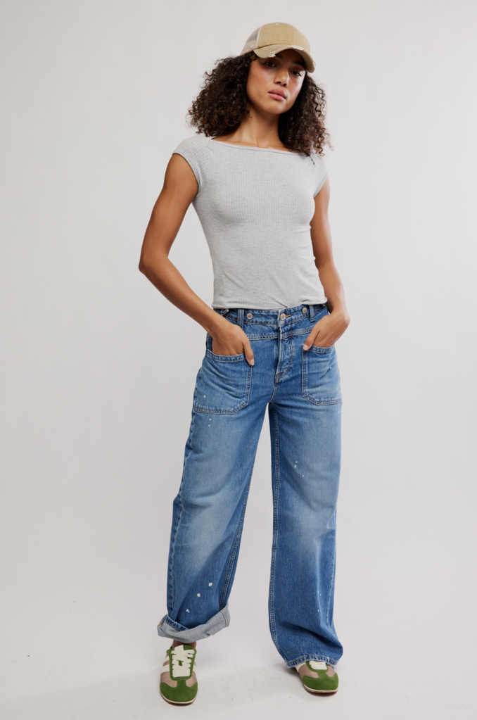 Free People So Soft Seamless Modal Tee