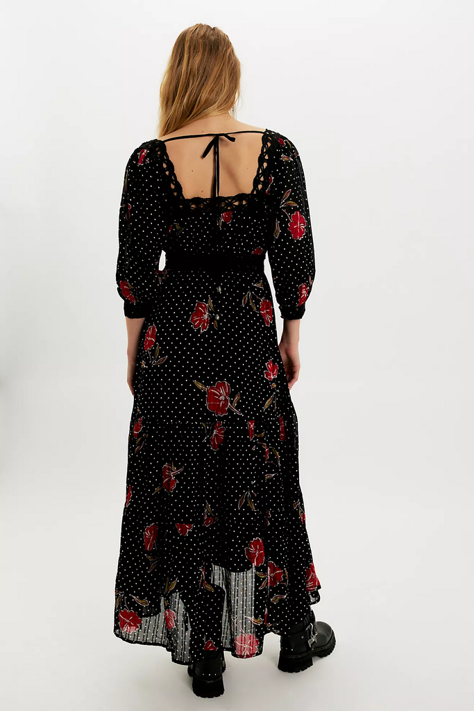 Free People Morning Meadows Longsleeve Maxi Dress