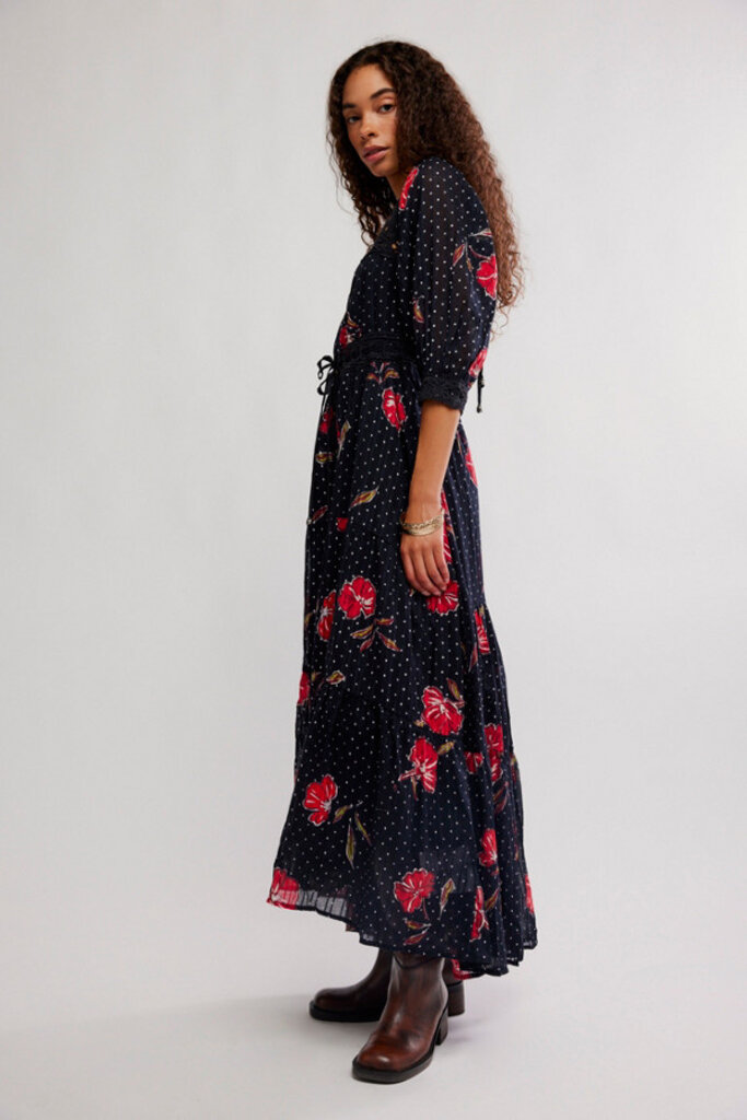 Free People Morning Meadows Longsleeve Maxi Dress