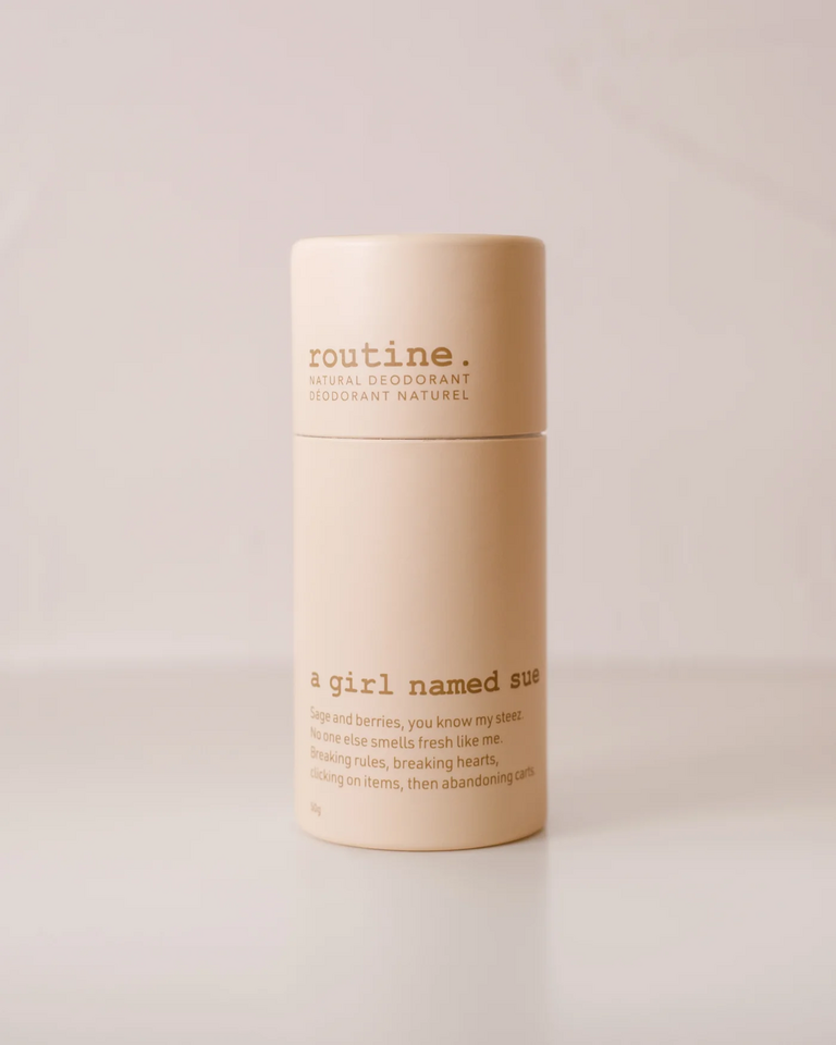 routine. A Girl Named Sue - 50g Deodorant Stick