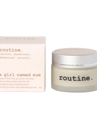 routine. A Girl Named Sue - Natural Deodorant 58g