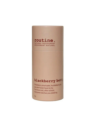 routine. Blackberry Betty - 50g Deodorant Stick