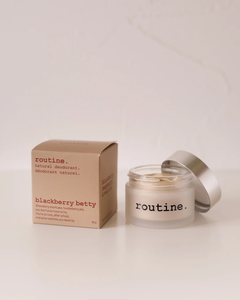 routine. Blackberry Betty - Natural Deodorant 58g