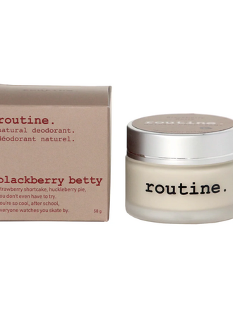 routine. Blackberry Betty - Natural Deodorant 58g