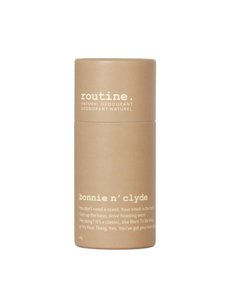 routine. Bonnie n' Clyde - 50g Deodorant Stick