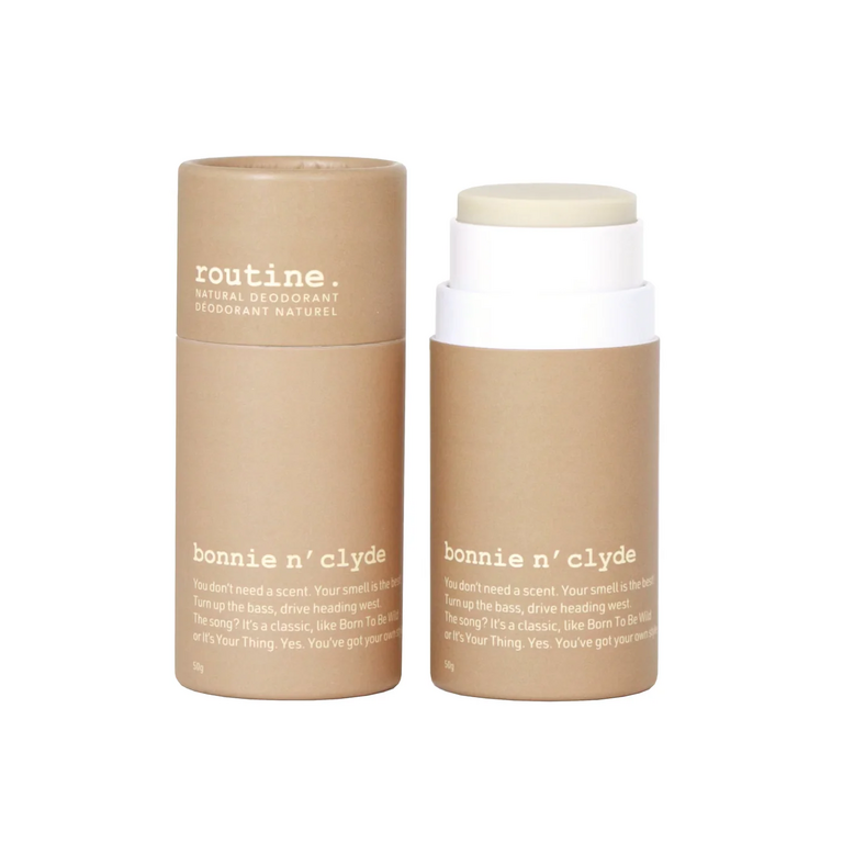 routine. Bonnie n' Clyde - 50g Deodorant Stick