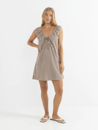 Rhythm Birdie Gingham Dress