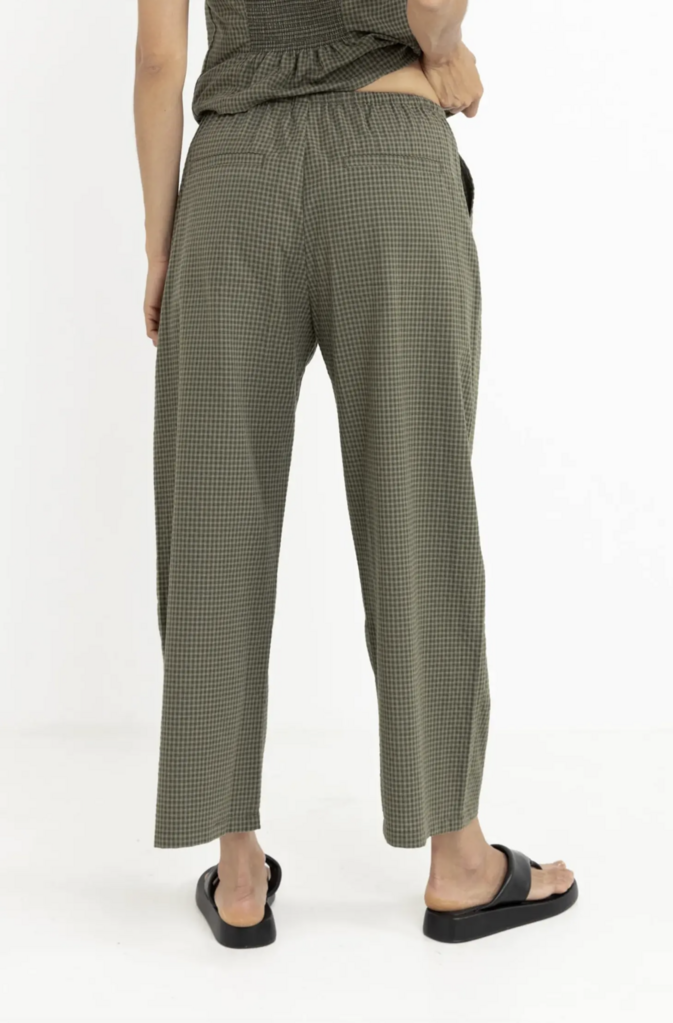 Rhythm Louise Check Drawstring Pant