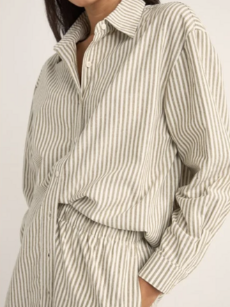 Rhythm Valley Stripe Oversized Shirt