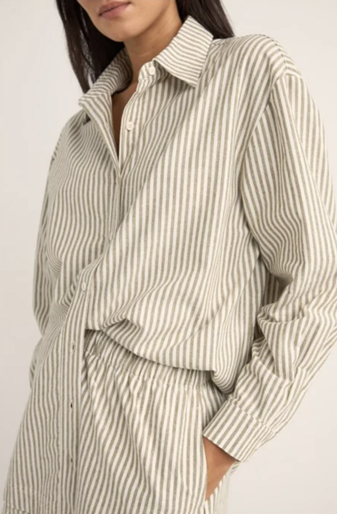Rhythm Valley Stripe Oversized Shirt