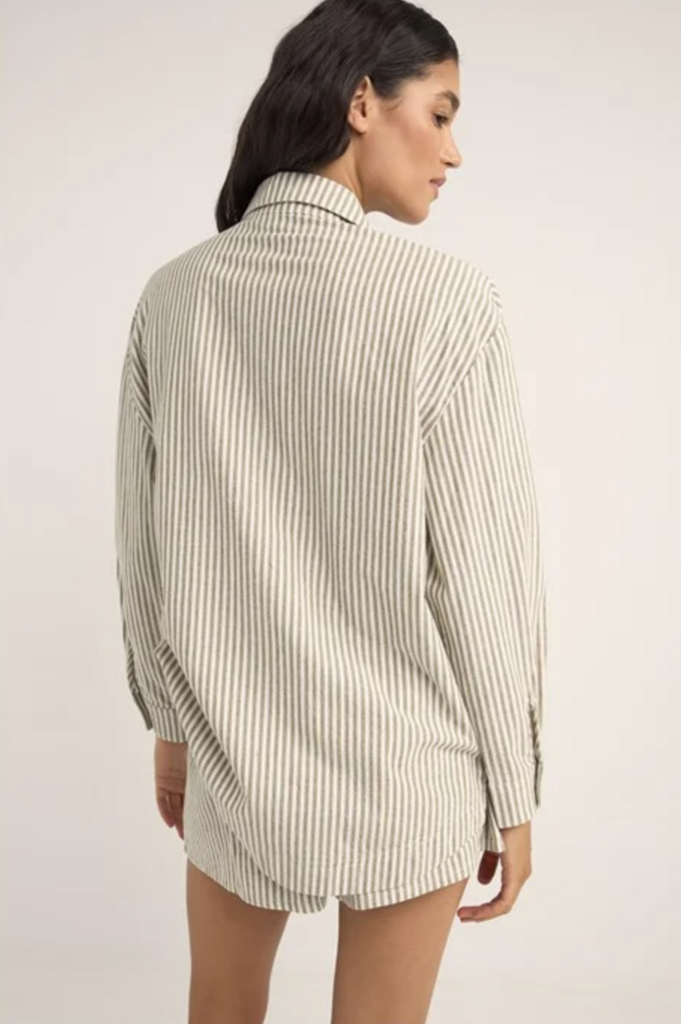 Rhythm Valley Stripe Oversized Shirt