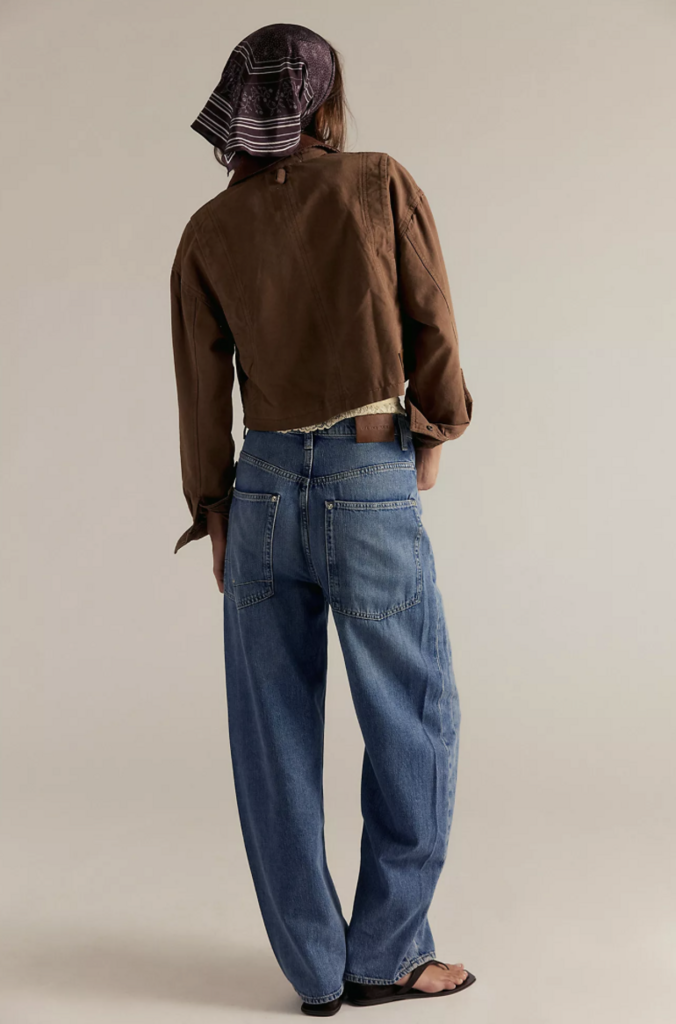 Free People Truro Baggy Puddle Jean