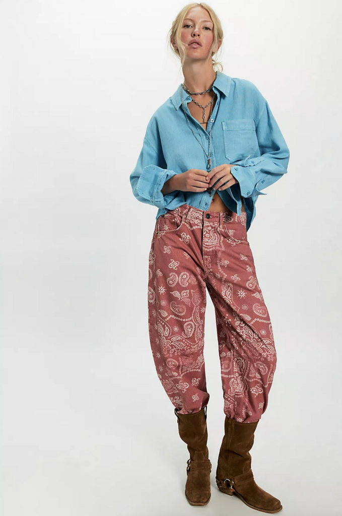 Free People Linen Laurel Top