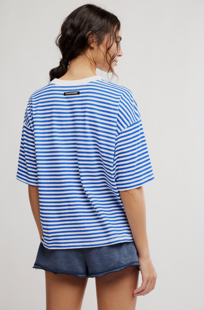 Free People Printed Tackle Tee