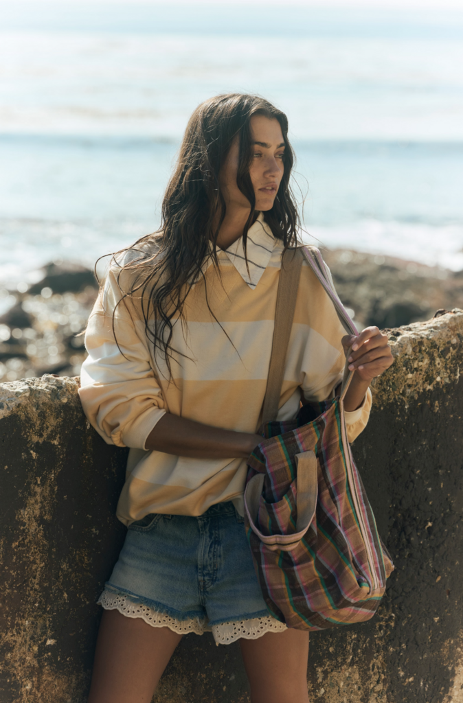 Free People Oksana Multi Print Tote