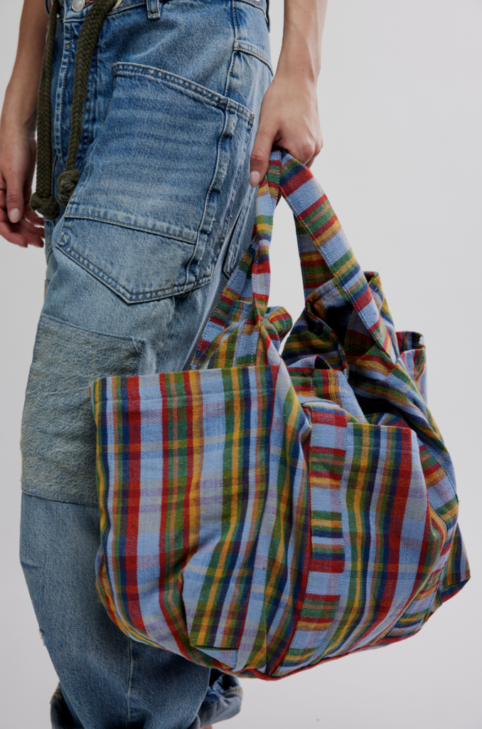 Free People Oksana Multi Print Tote