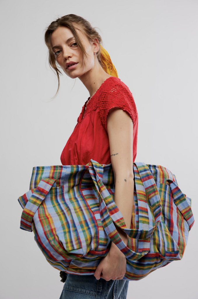 Free People Oksana Multi Print Tote
