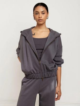 Paper Label Brea Zip-Up Hoodie