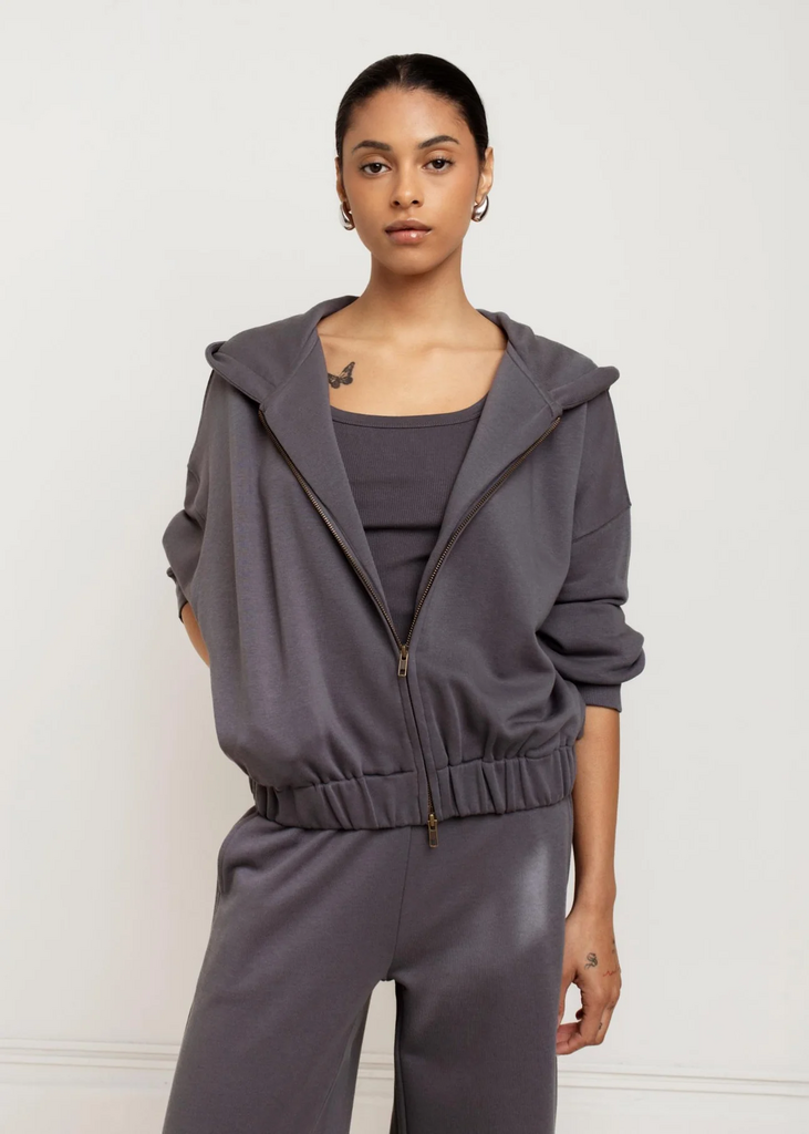 Paper Label Brea Zip-Up Hoodie