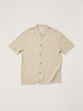 Rhythm Textured Knit Short Sleeve Shirt