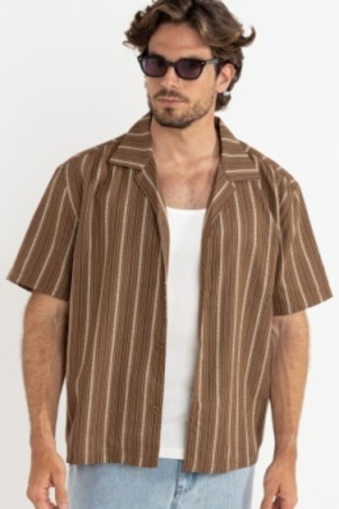 Rhythm West Winds Stripe Short Sleeve Shirt