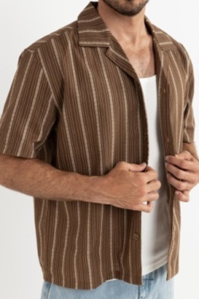 Rhythm West Winds Stripe Short Sleeve Shirt