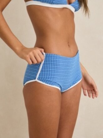 Rhythm Lola Check Boyleg Pant