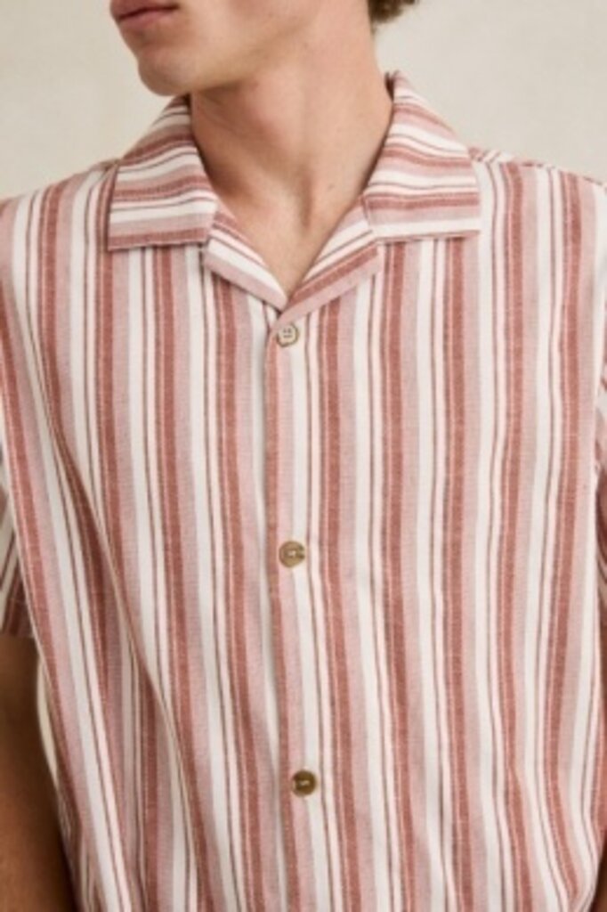 Rhythm Vacation Stripe Short Sleeve Shirt