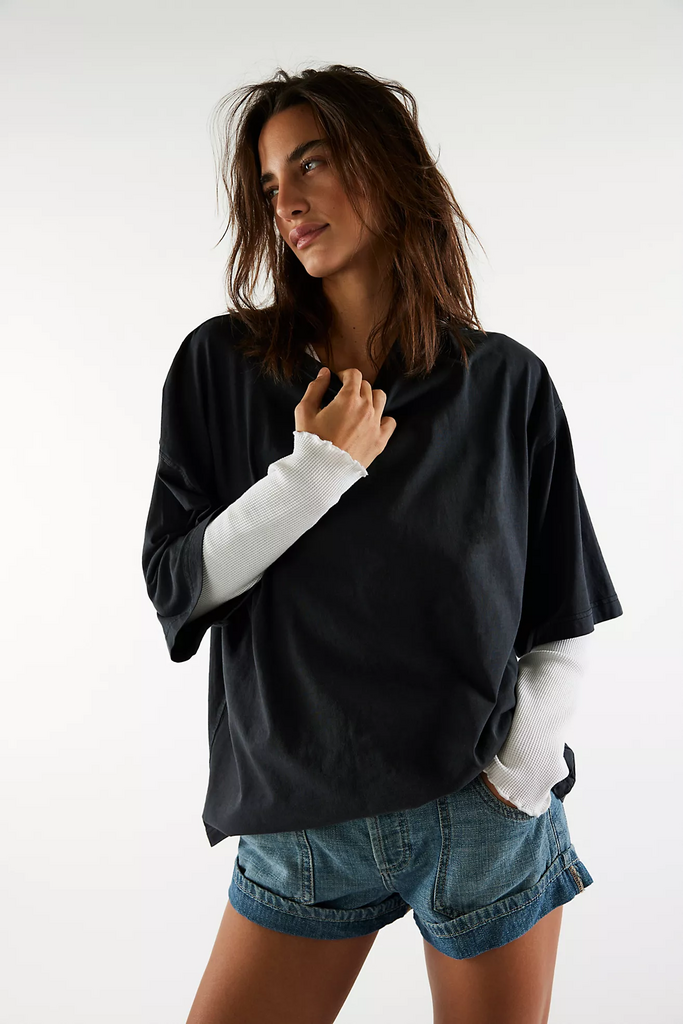 Free People Oversized Perfect Tee