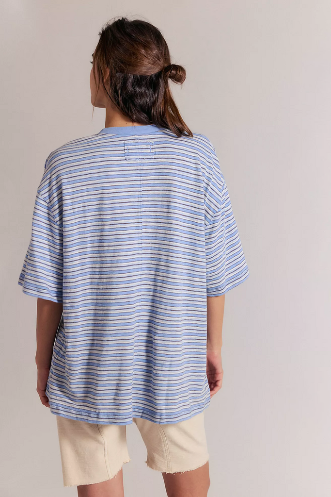 Free People All Love Stripe Pocket Tee